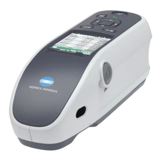 Konica Minolta CM-25cG Manual De Instrucciones