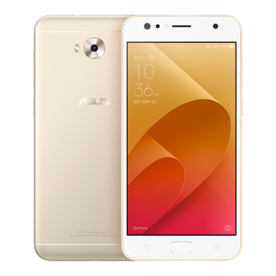 Asus Zenfone 4 Selfie Pro Guia Del Usuario
