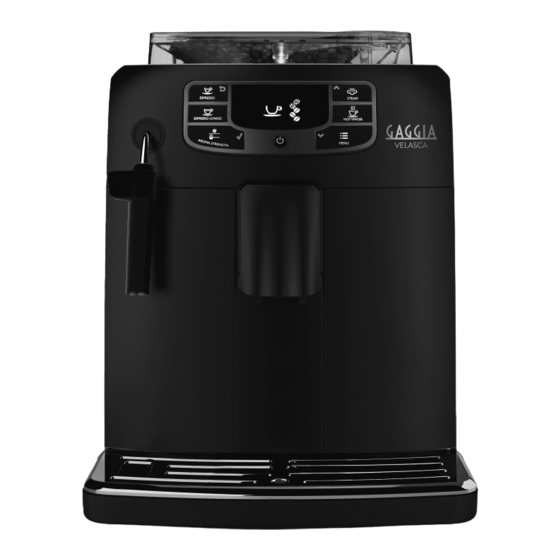 Gaggia Milano VELASCA Manual Del Usuario