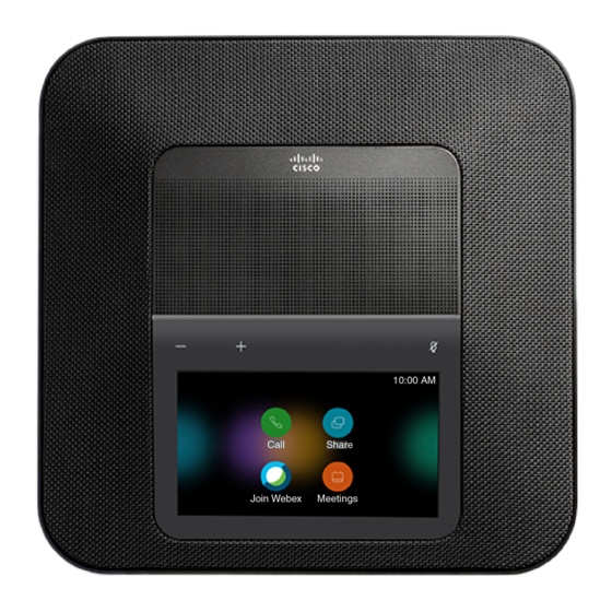 Cisco Webex Room Phone Guía De Referencia Rápida