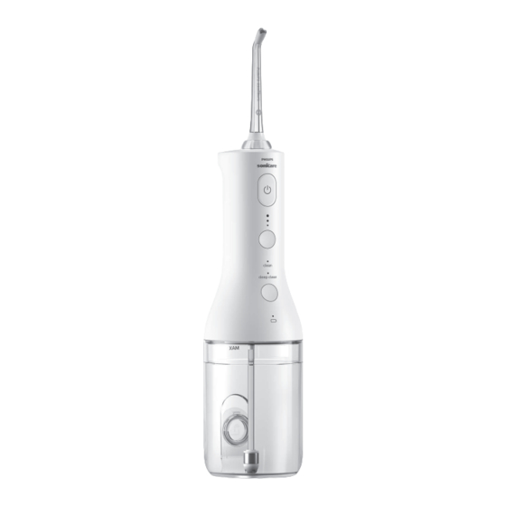 Philips Sonicare Power Flosser 3000 Serie Manual De Instrucciones