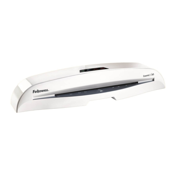 Fellowes Cosmic 2 A3 Manual Del Usuario
