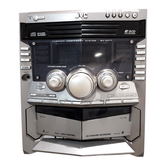 JVC CA-MXGT88 Manual De Instrucciones