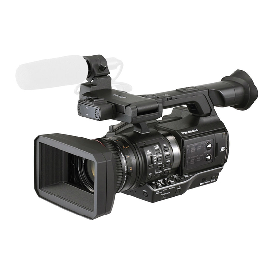 Panasonic AJ-PX270 Instrucciones De Funcionamiento