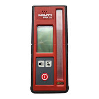 Hilti PRA 30 Manual De Instrucciones