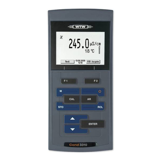 wtw Cond 3310 Manual Del Usuario