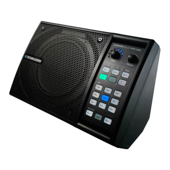 TC-Helicon VoiceSolo FX150 Manual De Instrucciones