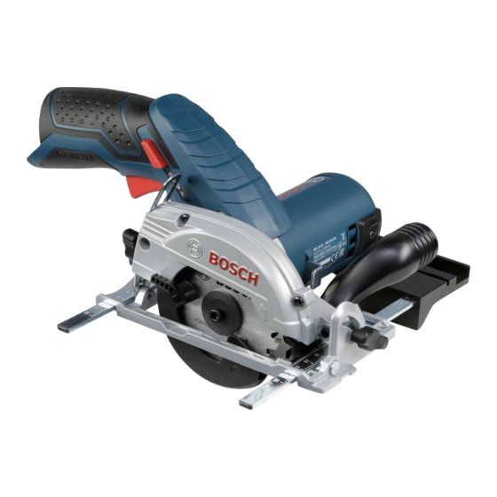 Bosch GKS 12V-26 Professional Manual Original