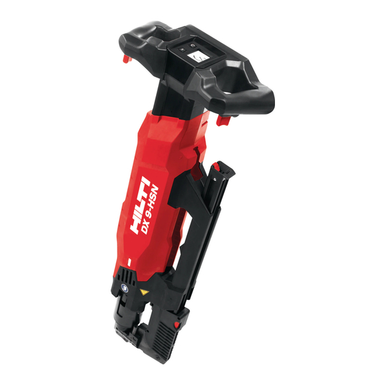 Hilti DX 9-HSN Guia De Inicio Rapido