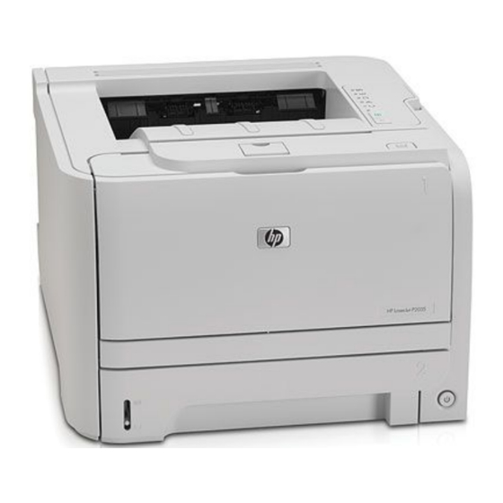 HP P2035 Manual Del Usuario