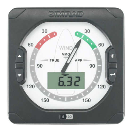Simrad IS20 Wind Guía Rápida De Uso