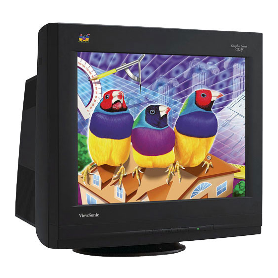 ViewSonic G225f Guia Del Usuario