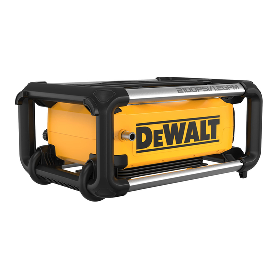 DeWalt DWPW2100 Manual De Instrucciones