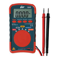 Ht Instruments G42 Manual De Instrucciones