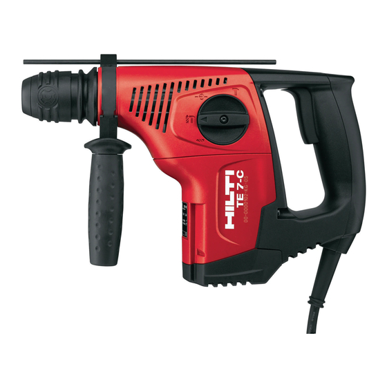 Hilti TE 7-C Manual De Instrucciones Original