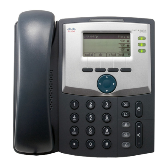 Cisco SPA 303 Guía Rápida De Configuración