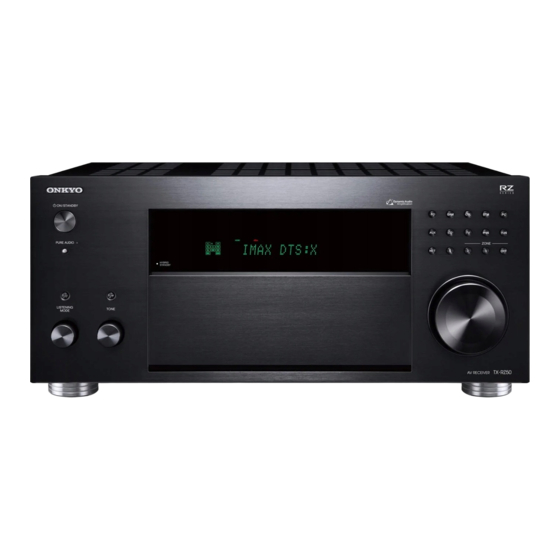 Onkyo TX-RZ50 Guía De Configuración Inicial