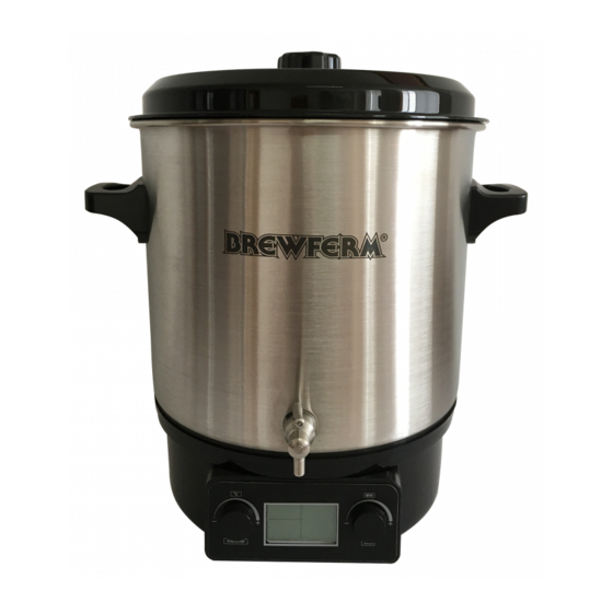 BREWFERM Pro 27 l Manuales