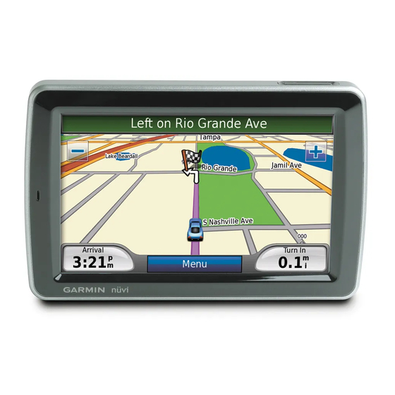 Garmin nüvi 5000 Manual Del Usuario