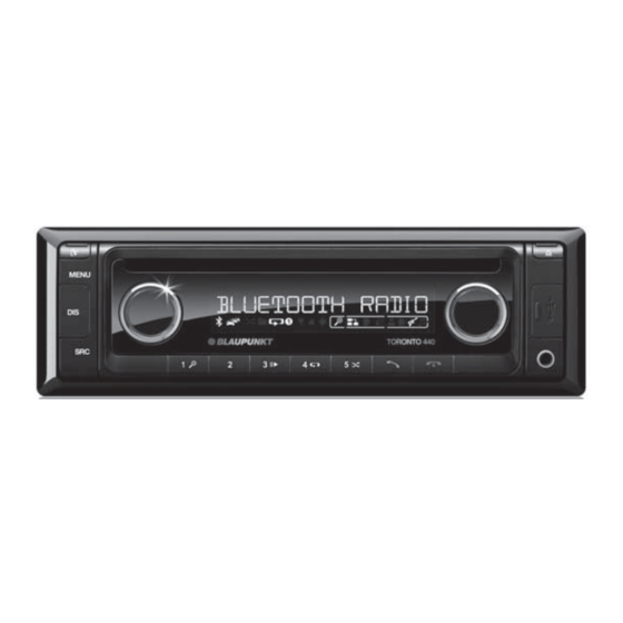 Blaupunkt TORONTO 440 Instrucciones De Manejo