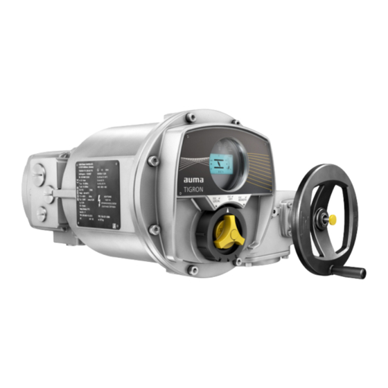 AUMA TIGRON TR-M30X Instrucciones De Servicio