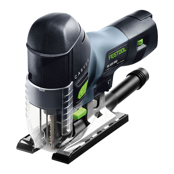 Festool CARVEX PS 420 EBQ Manual De Instrucciones