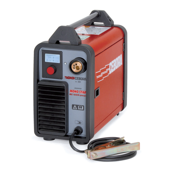Cebora Mono Star MIG 1620/M synergic Manual De Instrucciones