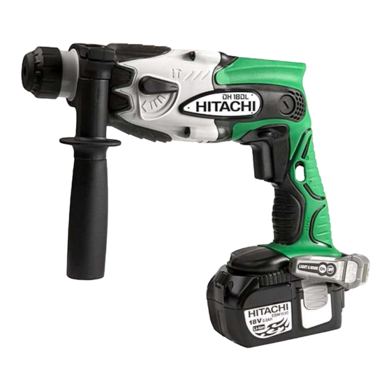 Hitachi Koki DH 14DL Instrucciones De Manejo