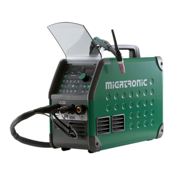 Migatronic FOCUSTIG 200 AC/DC HP Manuales