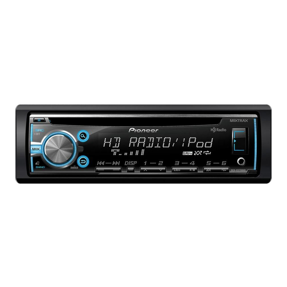 Pioneer DEH-X5700HD Manuales