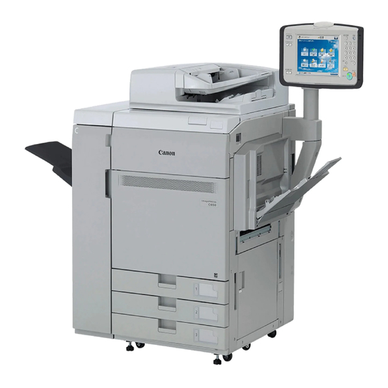 Canon imagePRESS C850 Guía Breve
