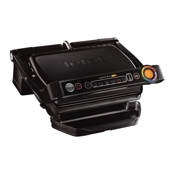 TEFAL OptiGrill Snacking & Baking GC714834 Manuales