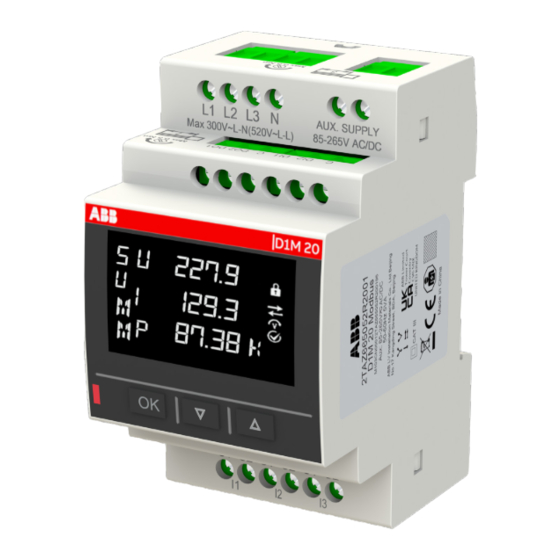 ABB D1M 20 Manual Del Usuario