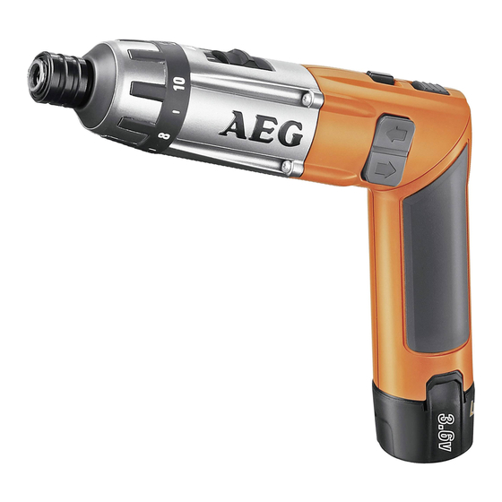AEG SE 3.6 Manual Original