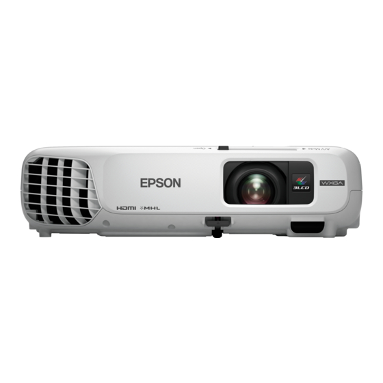 Epson EB-W28 Manual De Usuario