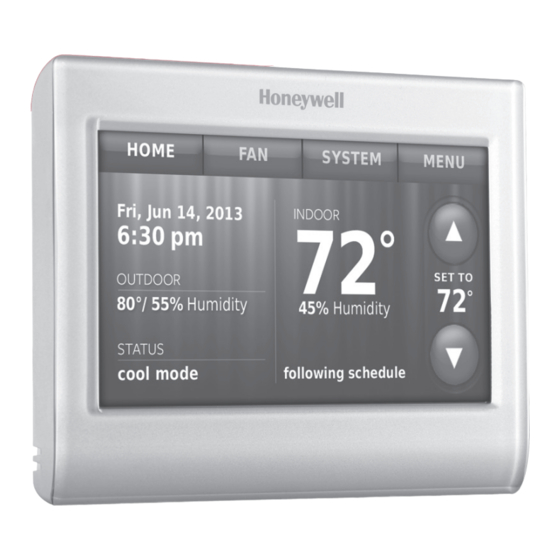 Honeywell Home RTH9590 Guía Para El Encendido Rápido