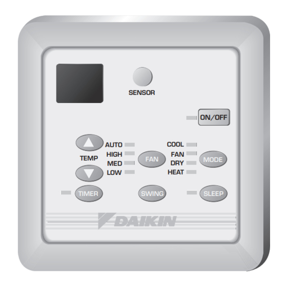 Daikin SRC-COA Manuales