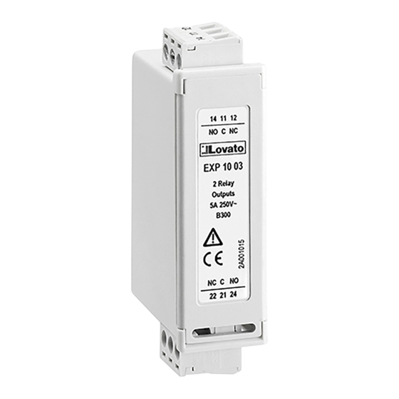 LOVATO ELECTRIC EXP10 03 Manual Del Usuario