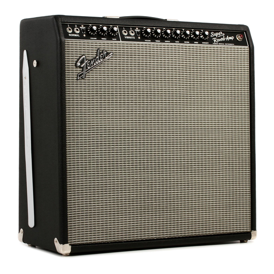 Fender 65 SUPER REVERB Instrucciones De Functionamiento