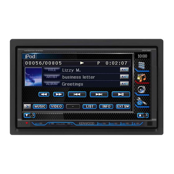 Kenwood DNX7200 Manual De Instrucciones