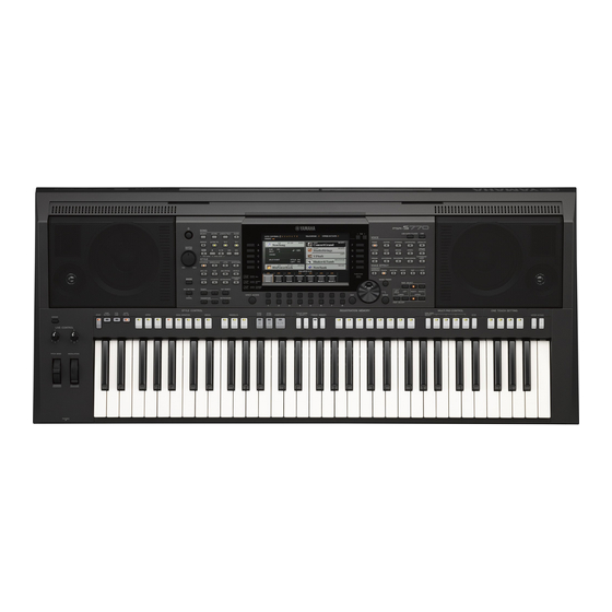 Yamaha PSR-S970 Manual De Instrucciones