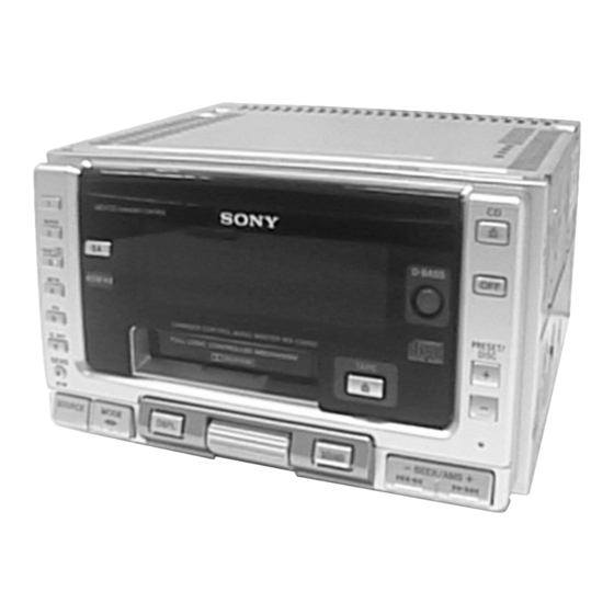 Sony WX-C5000 Manual De Instrucciones