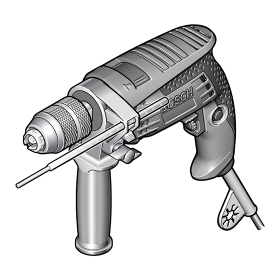 Bosch GSB 13 RE Professional Manual Original