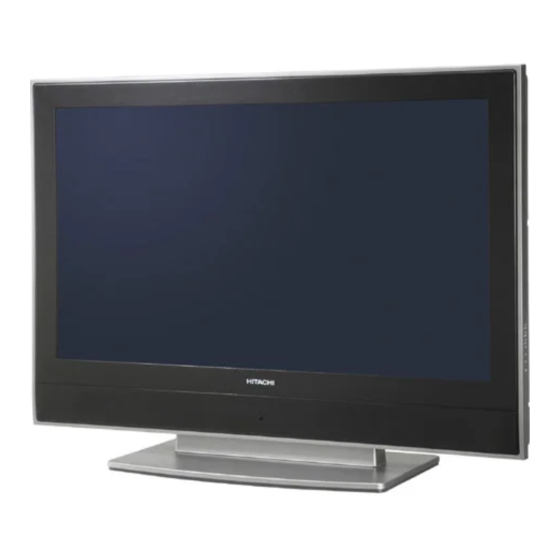 Hitachi 37LD6600 Manual De Instrucciones