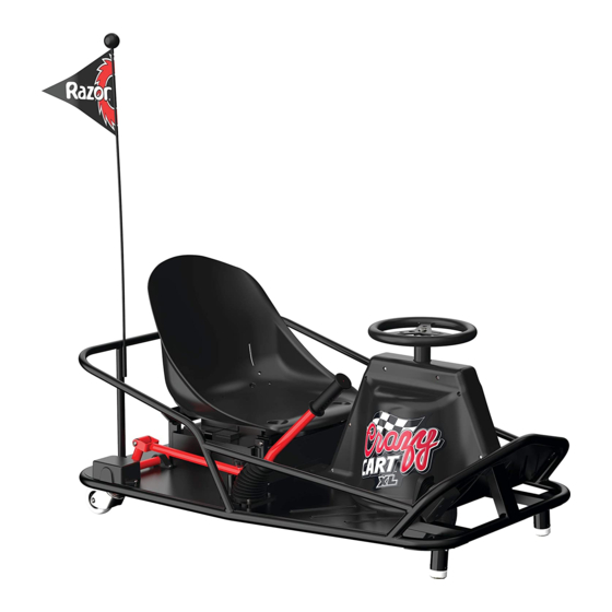 Razor Crazy Cart XL Manual De Instrucciones