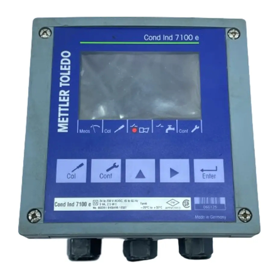 Mettler Toledo Cond Ind 7100 e Manuales