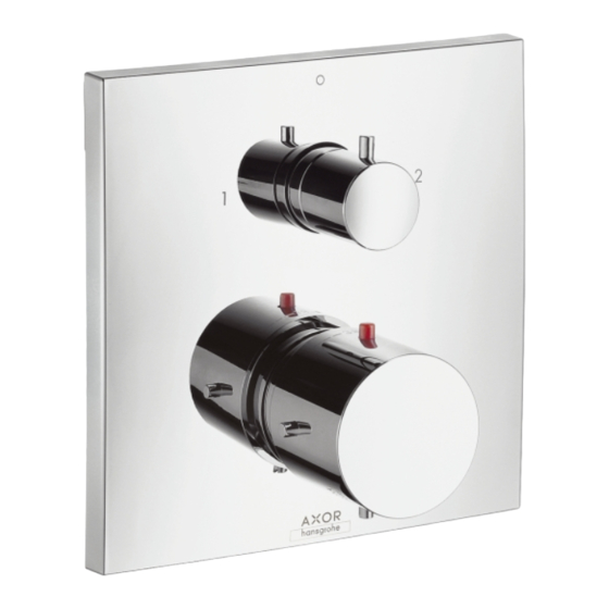 Hansgrohe AXOR Carlton 17725 Serie Manuales