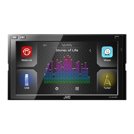 JVC KW-M540BT Manual De Instrucciones