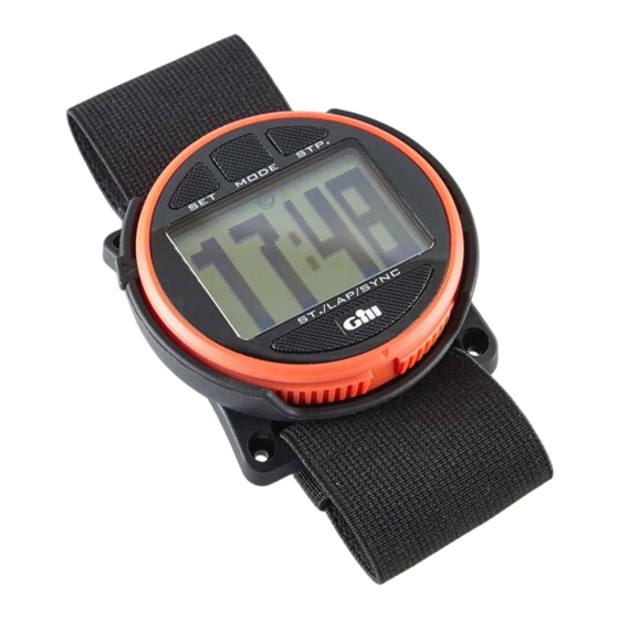 Gill Regatta Race Timer W014 Manual De Instrucciones