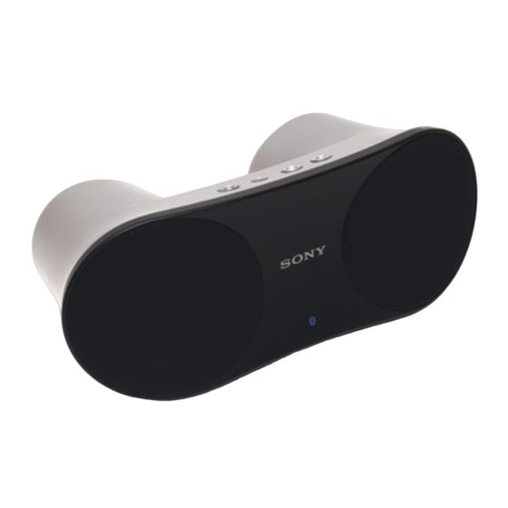 Sony SRS-BTM30 Manual De Instrucciones